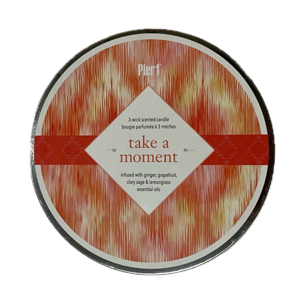 Pier 1 ‘Take A Moment’ Candle - Discontinued